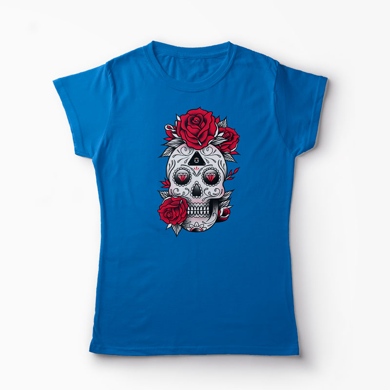 Tricou Skull Candy - Femei-Albastru Regal